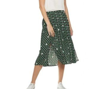 Popsugar Plus Pleated Midiskirt  2X